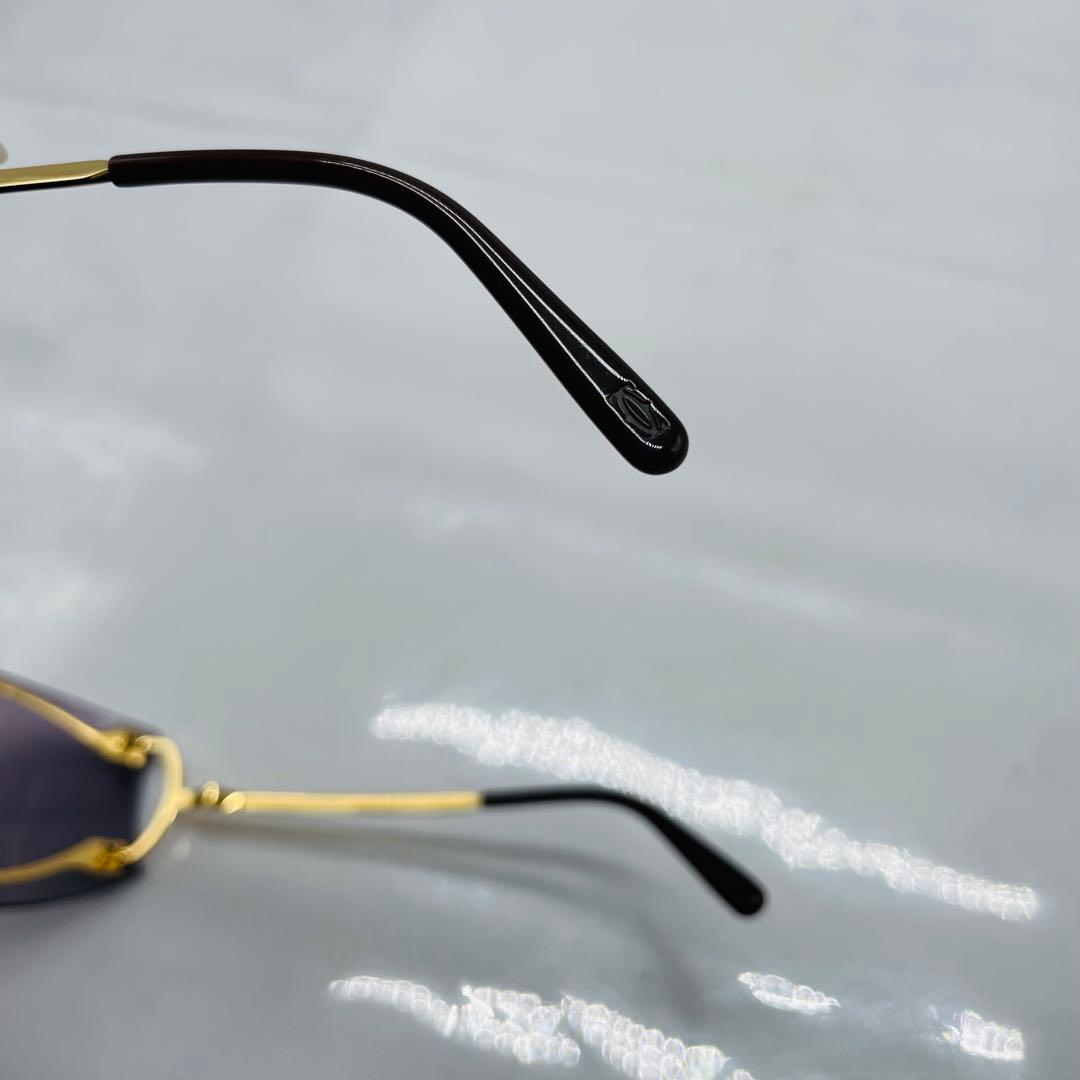 【kk/12.30】カルティエ 南青山店オープン記念 モデルリムレス サングラス