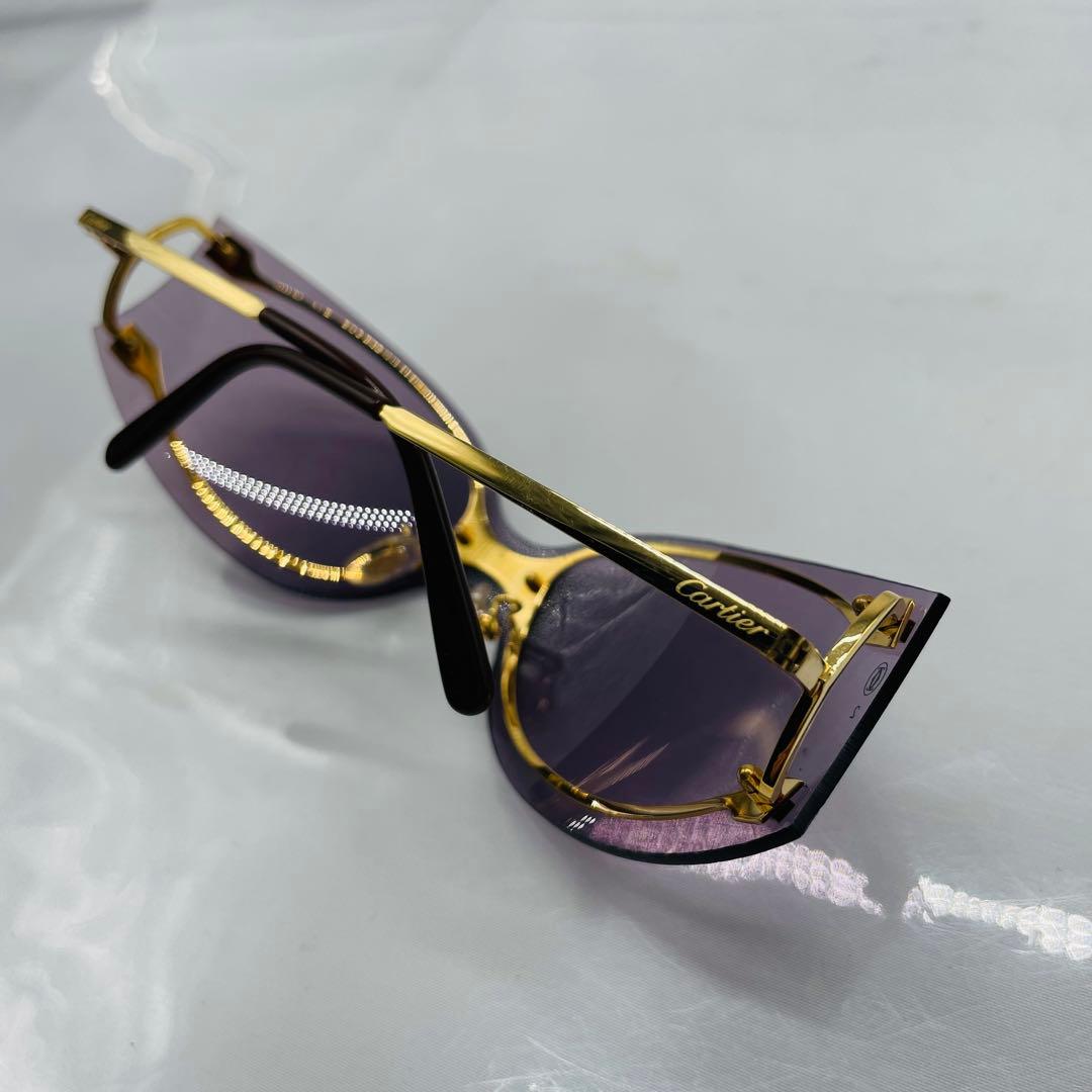 【kk/12.30】カルティエ 南青山店オープン記念 モデルリムレス サングラス