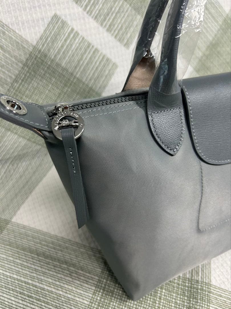 《LONGCHAMP》プリアージュ トップハンドバッグ　S/グレー