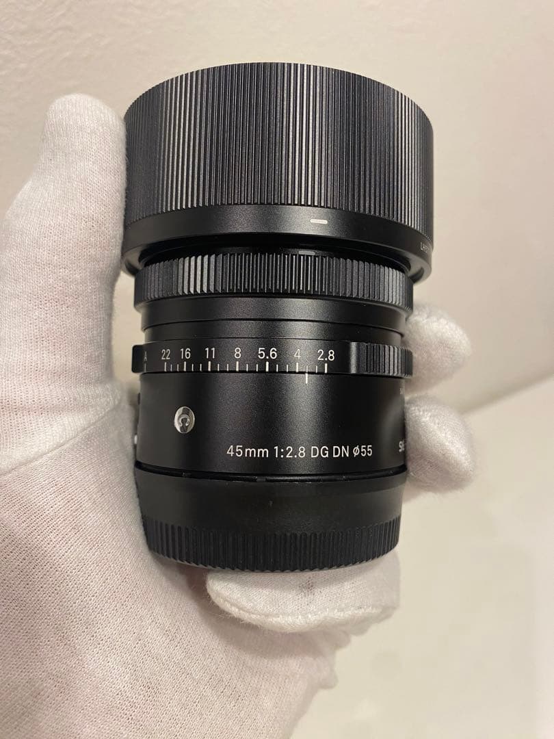 【美品】SIGMA 45mm f2.8 DG DN【eマウント】単焦点レンズ