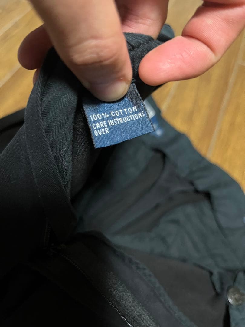 【極美品】ポロチノ Fabric from Italy 黒 W36