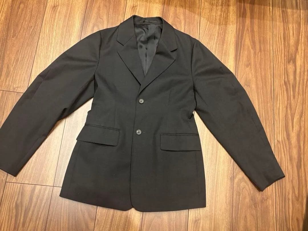 LOEFF（ロエフ）ウールギャバ カーブ ジャケット