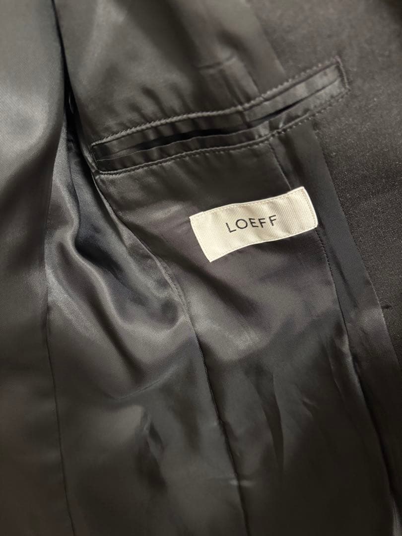 LOEFF（ロエフ）ウールギャバ カーブ ジャケット