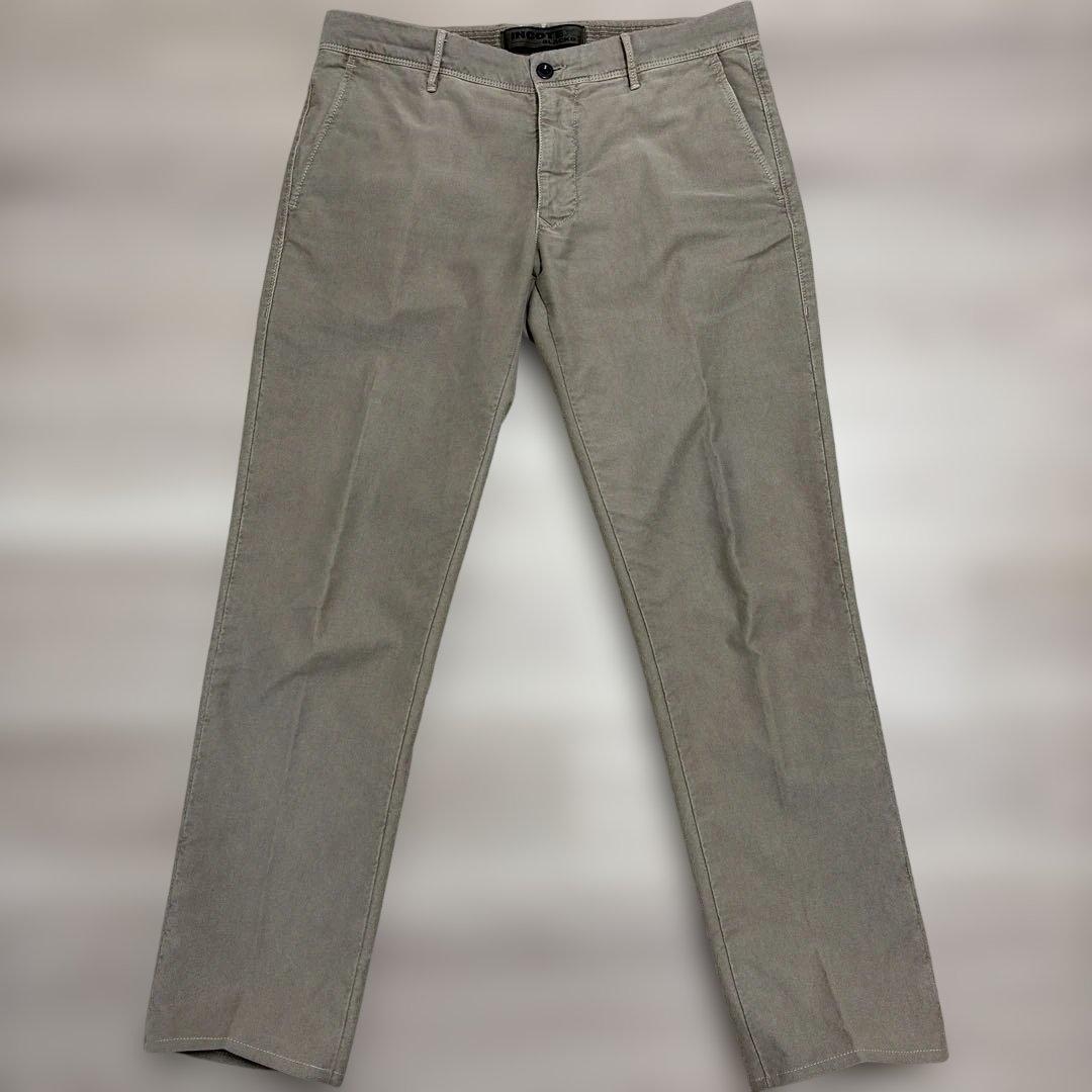 インコテックス 100型 チノパン 33 グレージュ