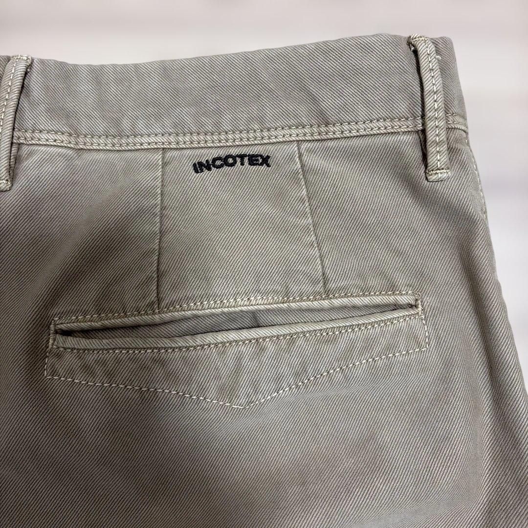 インコテックス 100型 チノパン 33 グレージュ