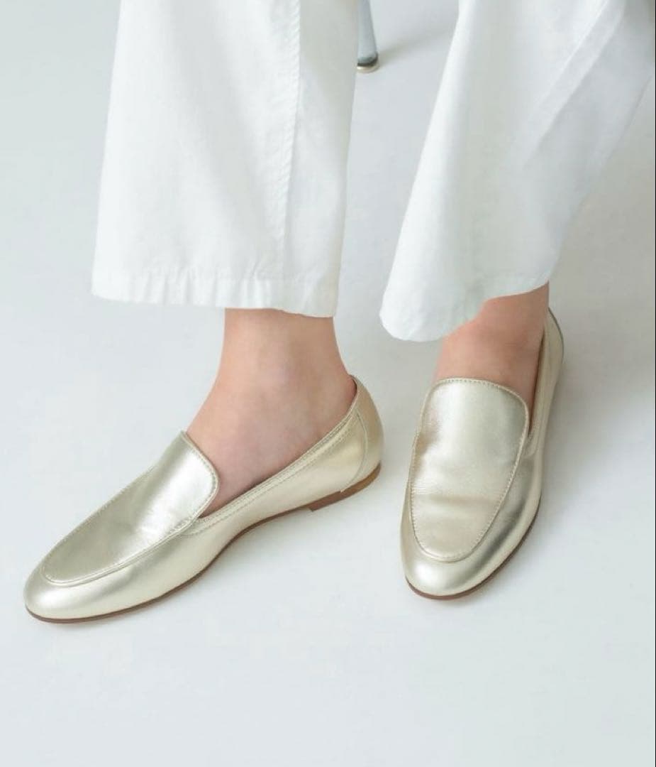 ロンハーマン別注 TOD'S ローファー　　38 1/2 ゴールド