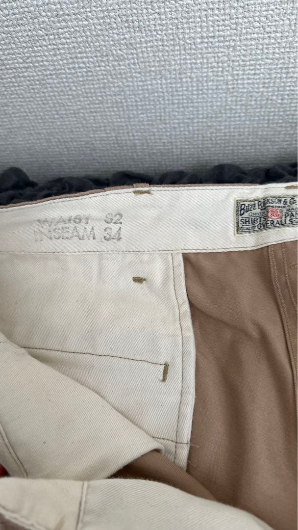 buzzrickson'sチノパン