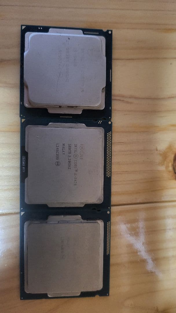 インテルCPU I5 9400 I5 3470 I5 4570の４つジャンク
