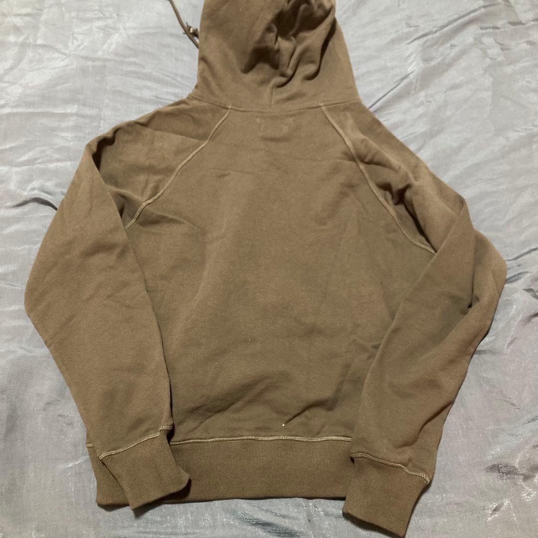 Coyseio人形プリント フルジップフーディ ブラウン