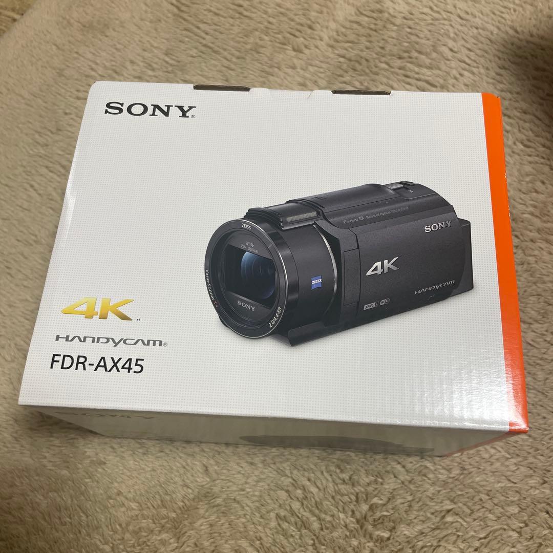 新品保証1年 SONY 4K ハンディカム FDR-AX45 本体 ビデオカメラ