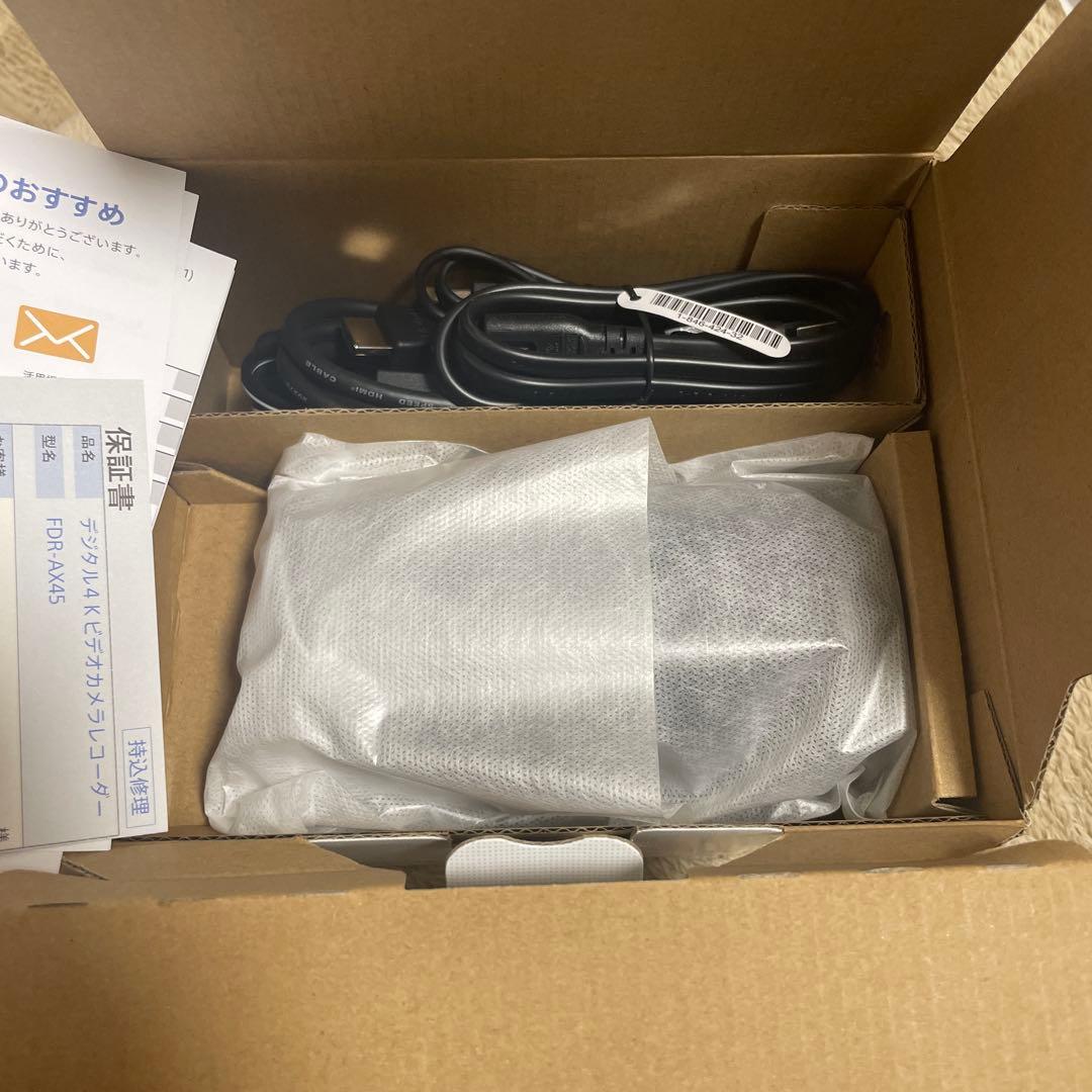 新品保証1年 SONY 4K ハンディカム FDR-AX45 本体 ビデオカメラ