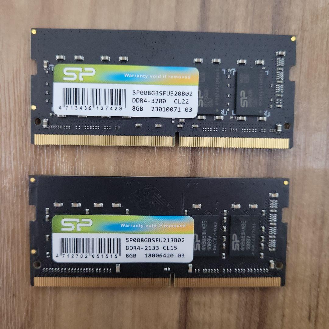 SP DDR4-3200 16GB(8GB×2枚) CL22 メモリ