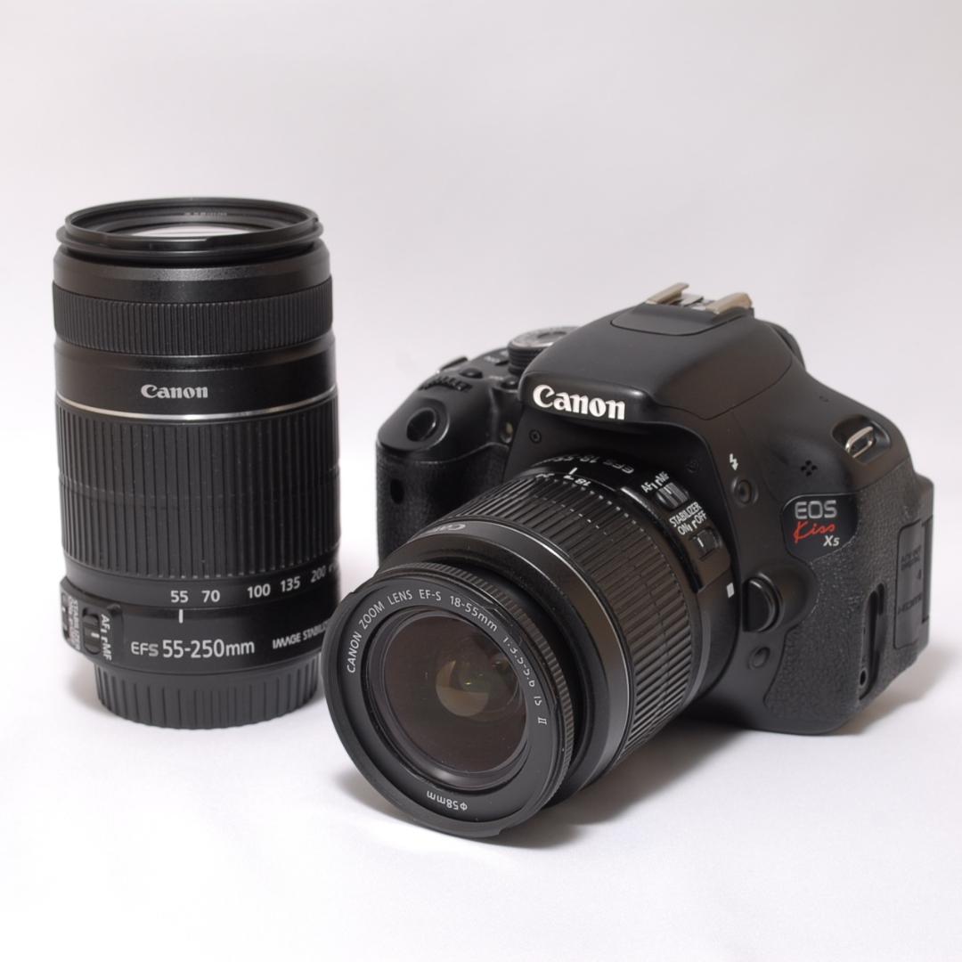⭐すぐ始めれる　付属品多数⭐Cannon kiss X5 ダブルレンズセット