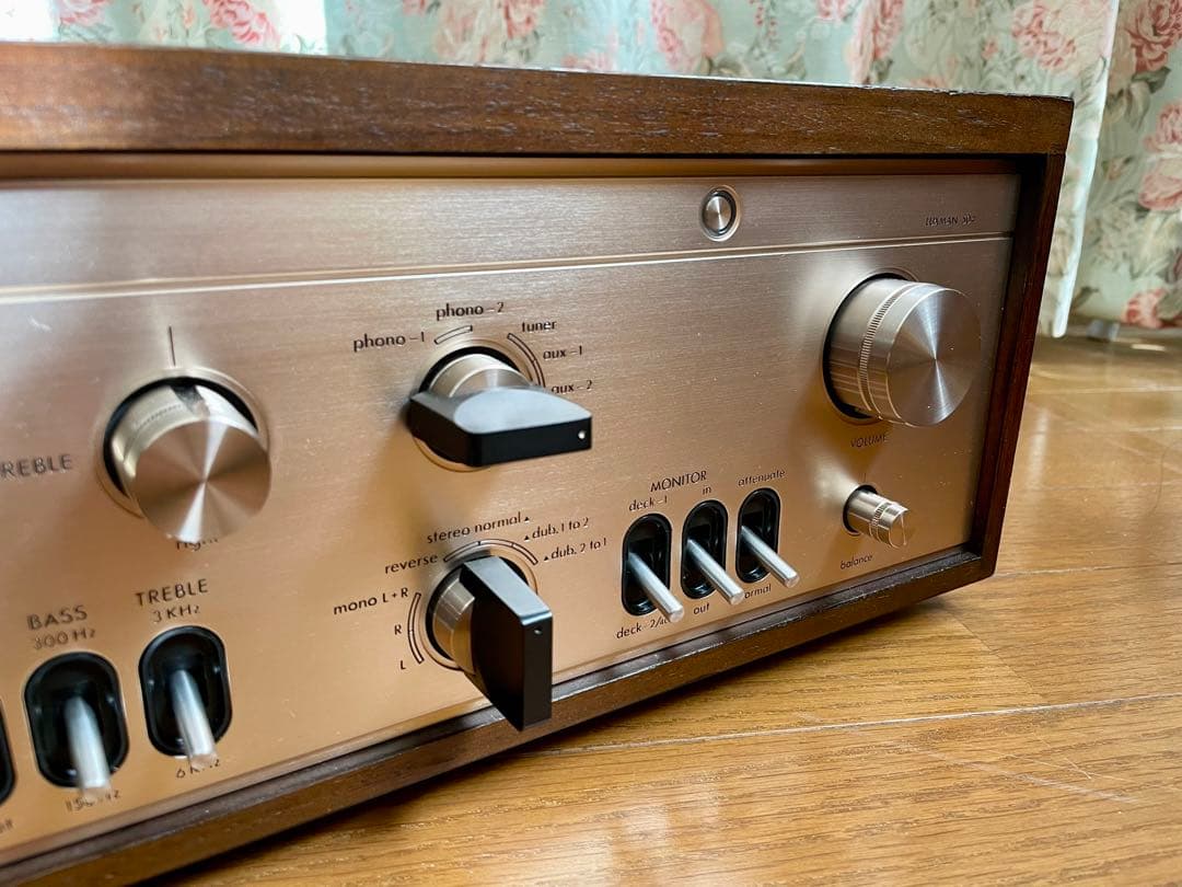 値下 極上品ヴィンテージ LUXMAN L-504 ラックスマンプリメインアンプ