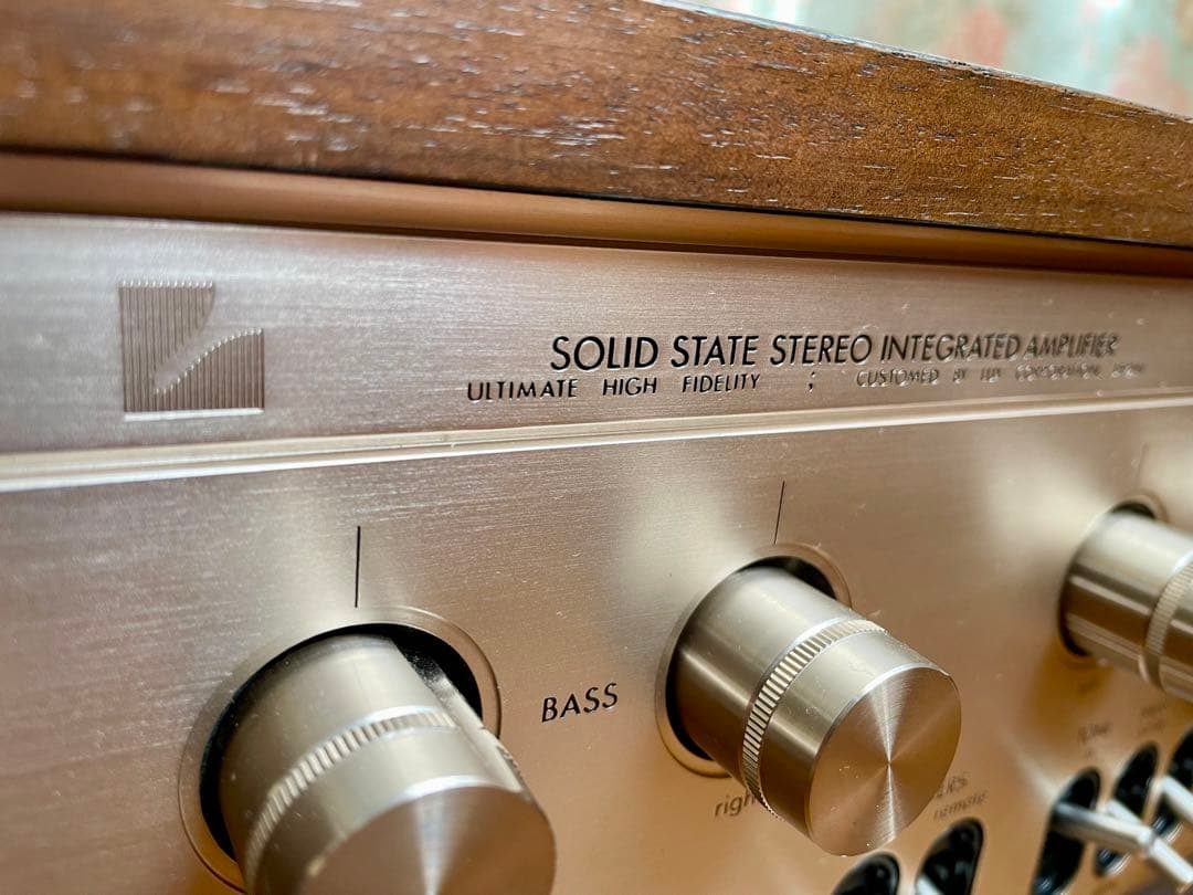 値下 極上品ヴィンテージ LUXMAN L-504 ラックスマンプリメインアンプ