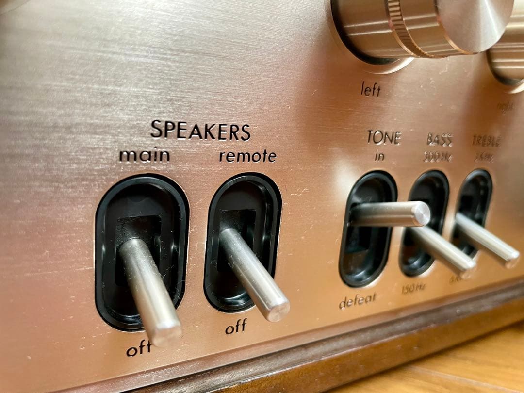 値下 極上品ヴィンテージ LUXMAN L-504 ラックスマンプリメインアンプ