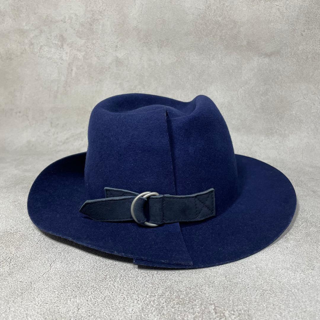 Vivienne Westwood オーブ ウールフェルトハット ネイビー 帽子
