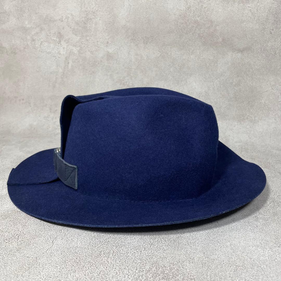 Vivienne Westwood オーブ ウールフェルトハット ネイビー 帽子