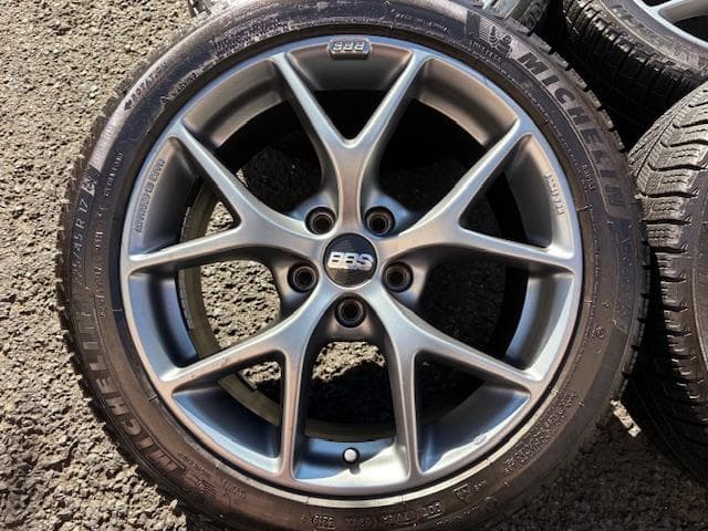 プジョー 308、ボルボに！スタッドレスセット BBS SR SR007