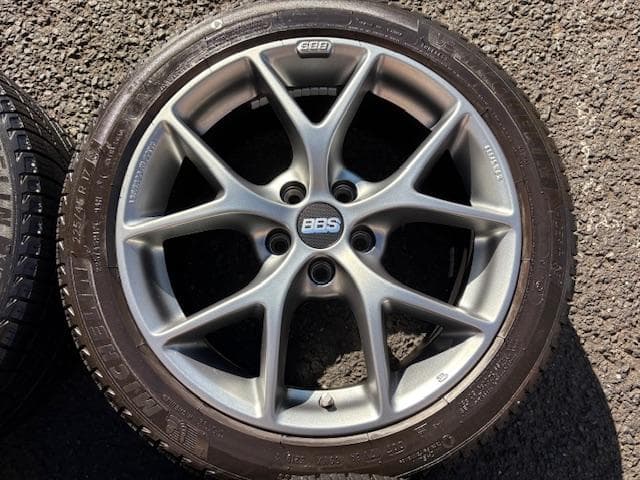 プジョー 308、ボルボに！スタッドレスセット BBS SR SR007