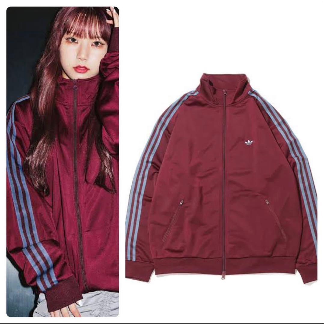 adidas ベッケンバウアー トラックジャケット ワインレッド M