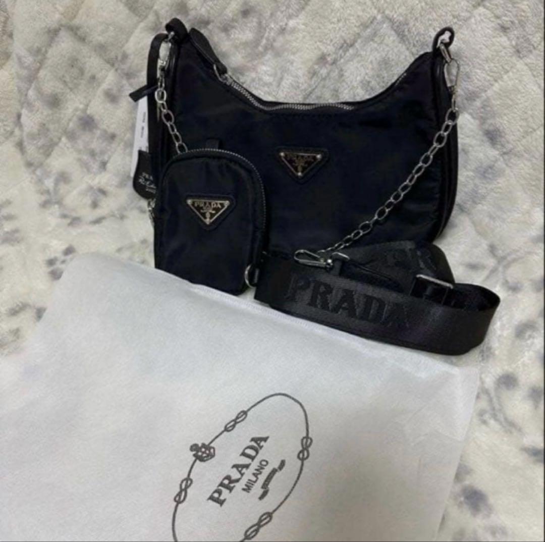 【本日限り】PRADA ブラック ショルダーバッグ
