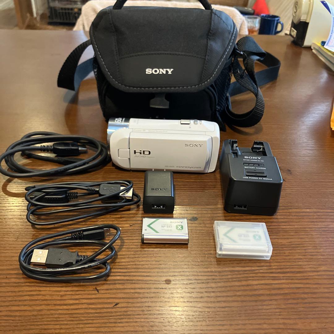 SONY HDR-CX470 ビデオカメラ　ケース　メモリカード　ソニー