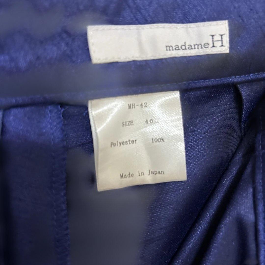 マダムエイチクローゼット　シャンタンパンツ　サイズ40