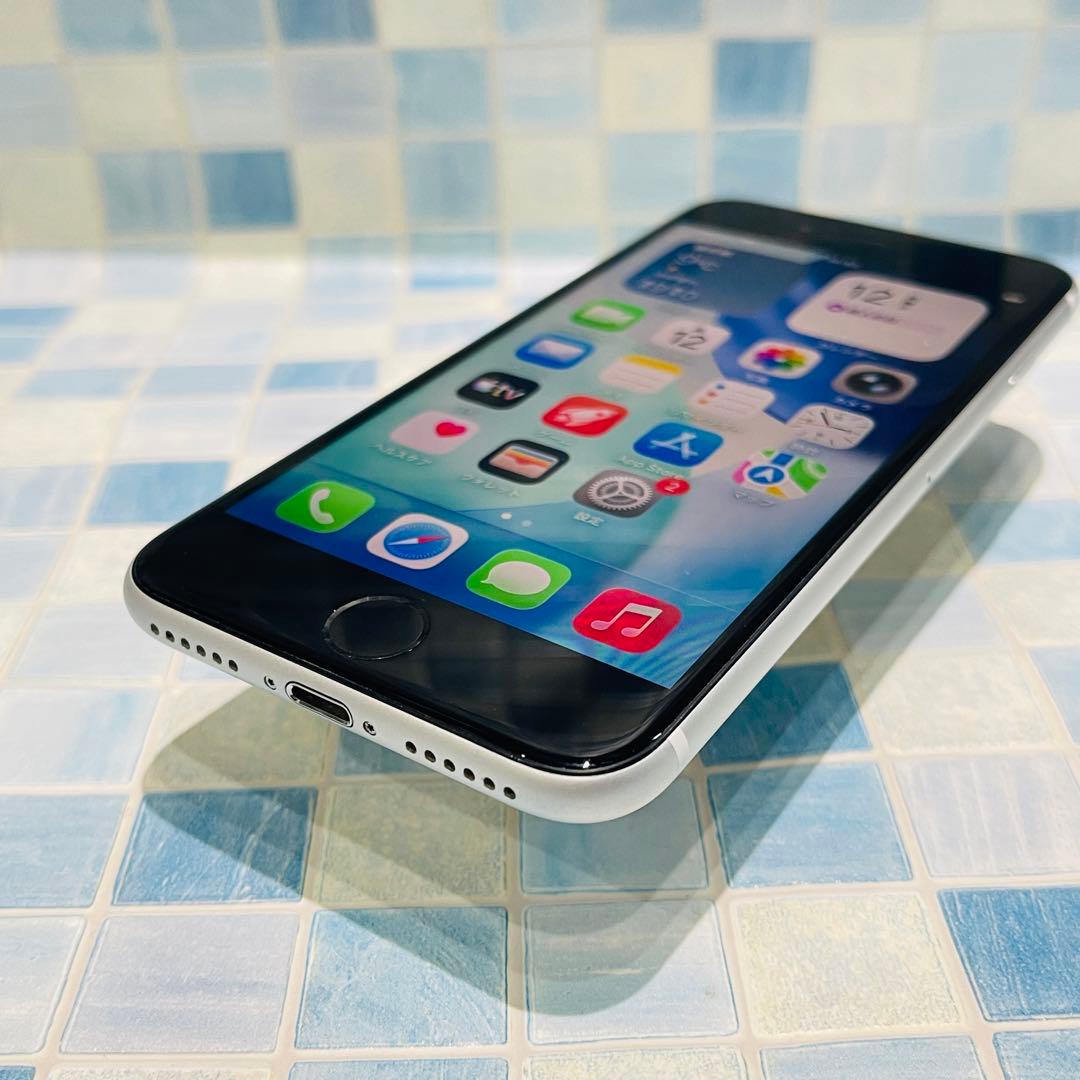 SIMフリー iPhoneSE2 128GB ホワイト 電池良好