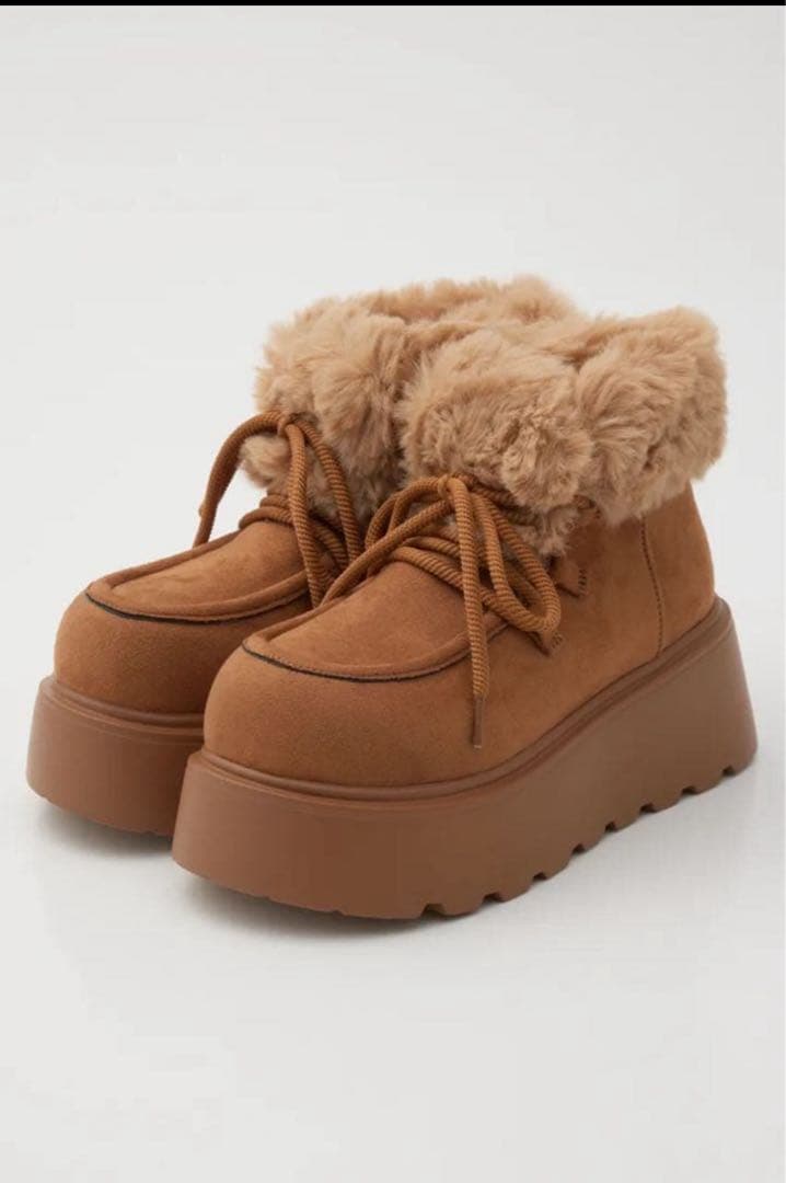 ロデオ フェイクムートンショートブーツ