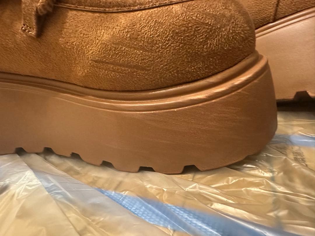 ロデオ フェイクムートンショートブーツ