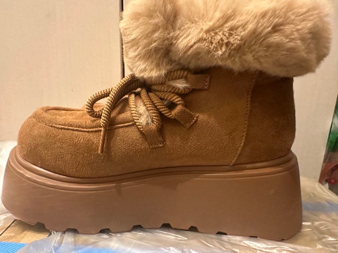 ロデオ フェイクムートンショートブーツ