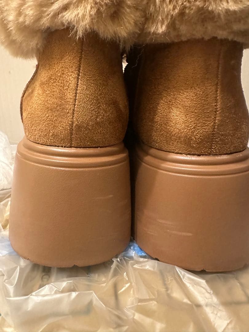 ロデオ フェイクムートンショートブーツ