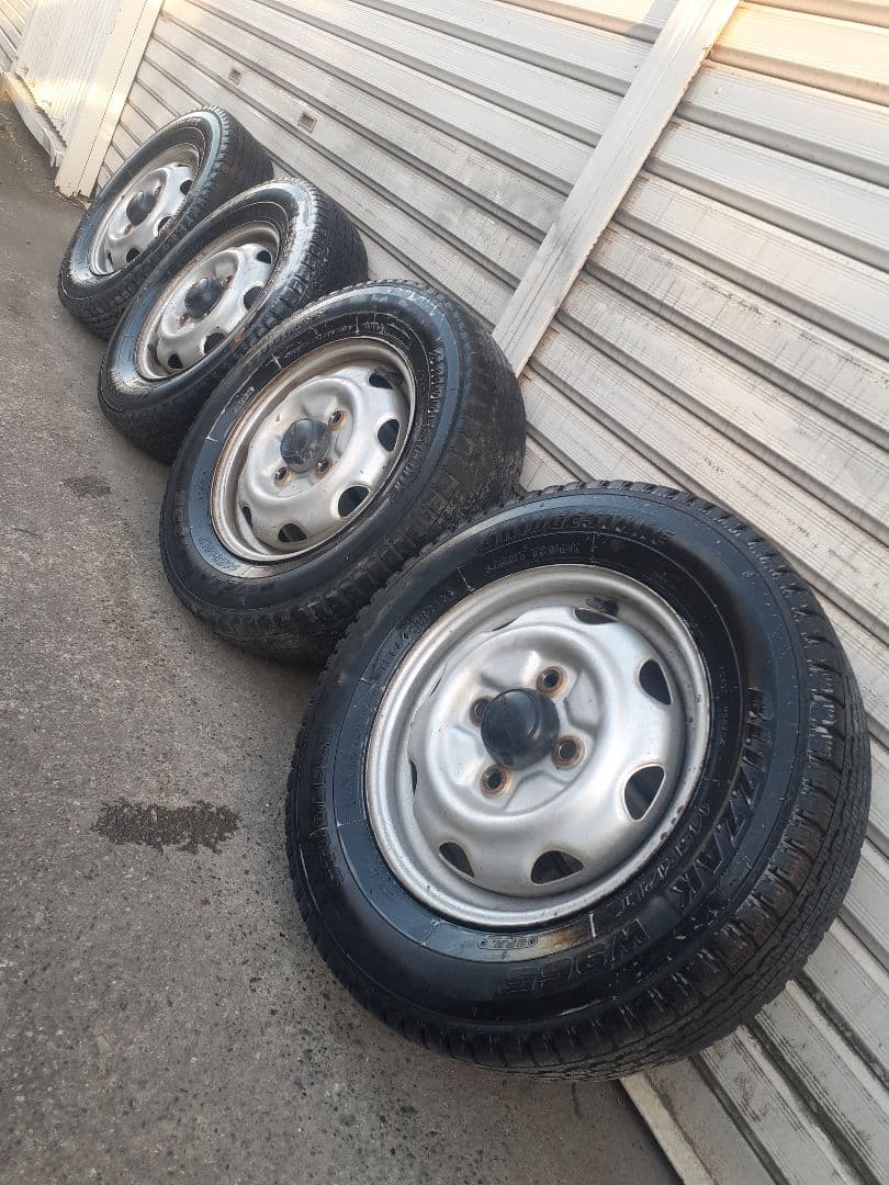 軽トラ ハイゼットトラック ブリジストン スタッドレスタイヤ&ホイール