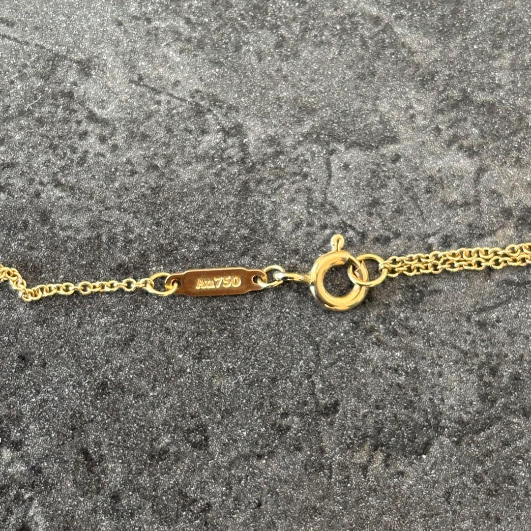 ティファニー Tスマイル ミニ ネックレス イエローゴールド