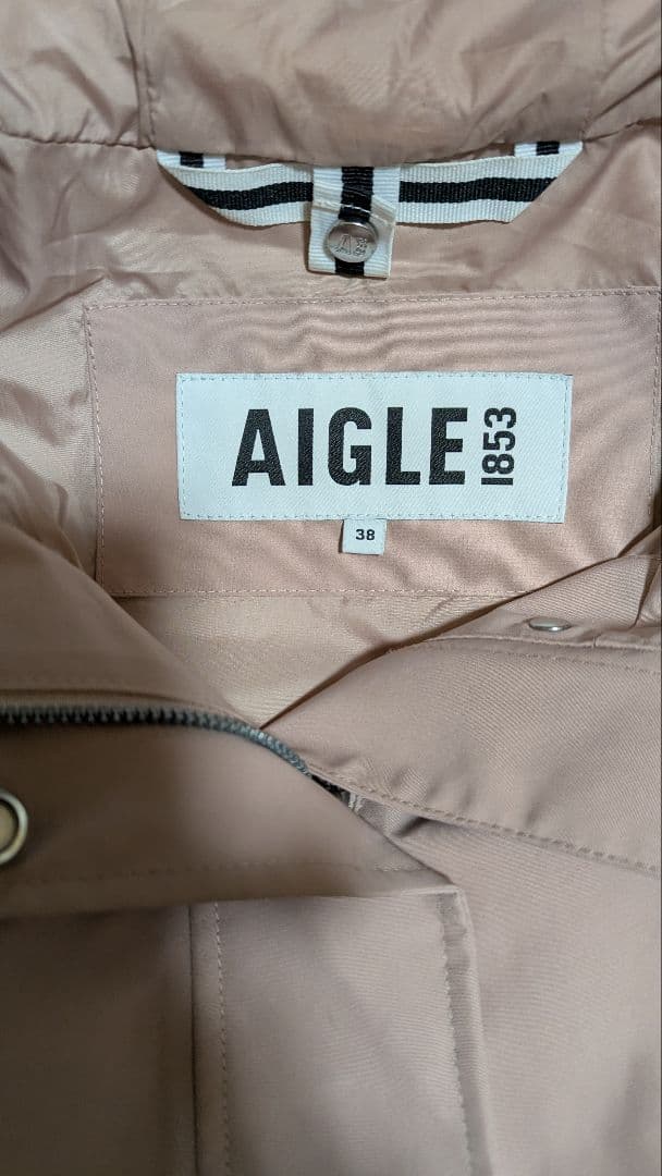AIGLE エーグル ゴアテックス フーデッドジャケット ピンク
