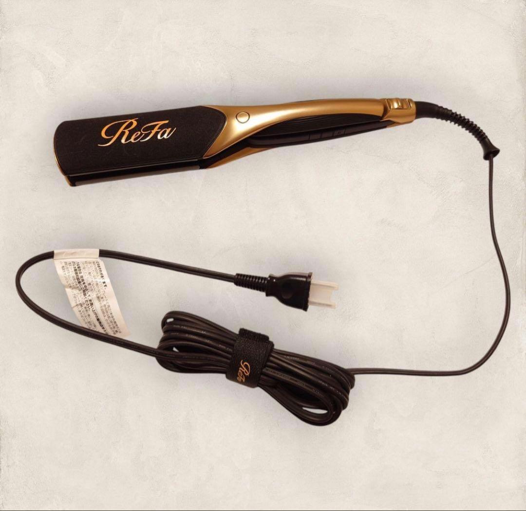 （美品）リファ パワーストレートアイロン サロン限定モデル 専用ポーチ付き