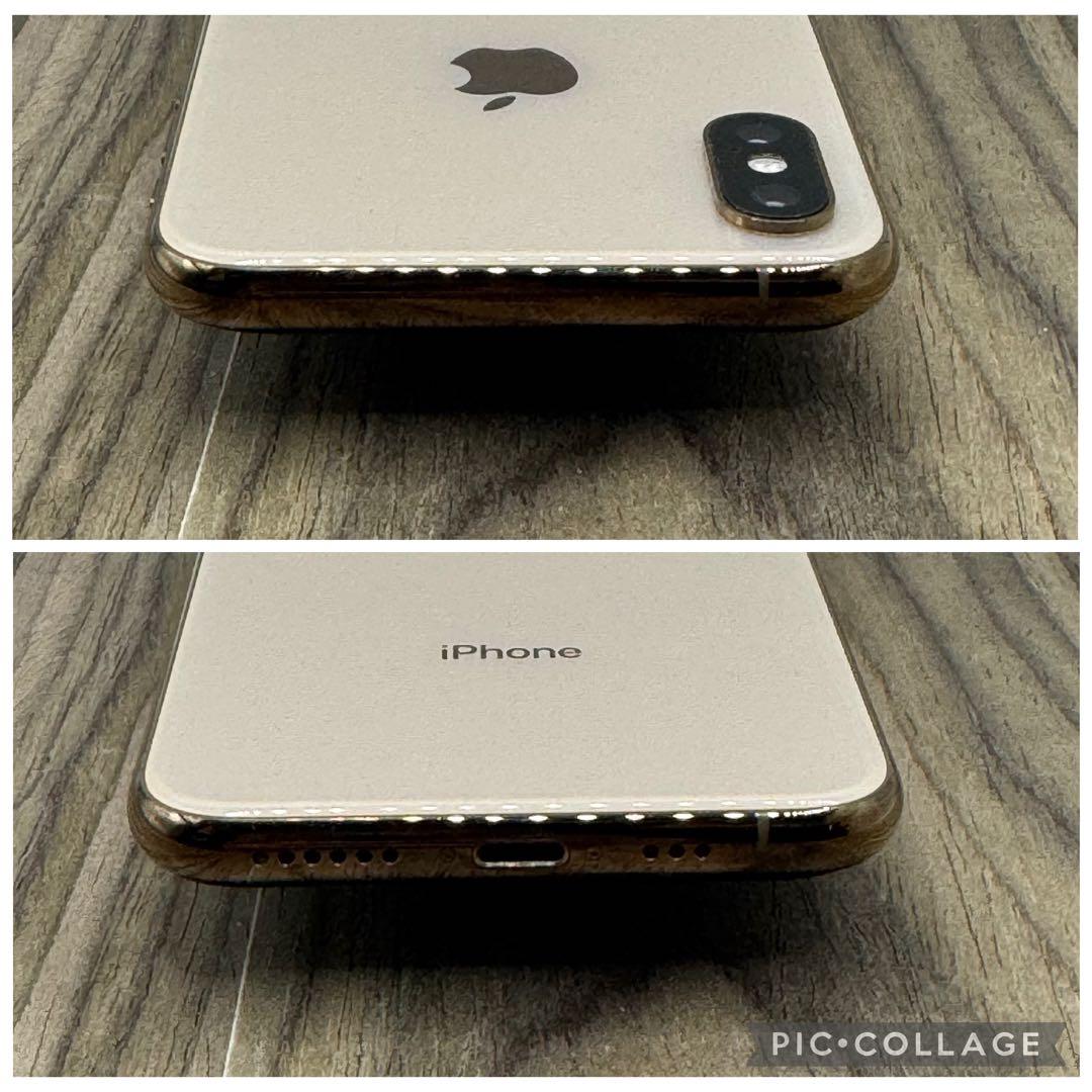 【美品】iPhoneXS ゴールド 512GB SIMフリー 新品バッテリー