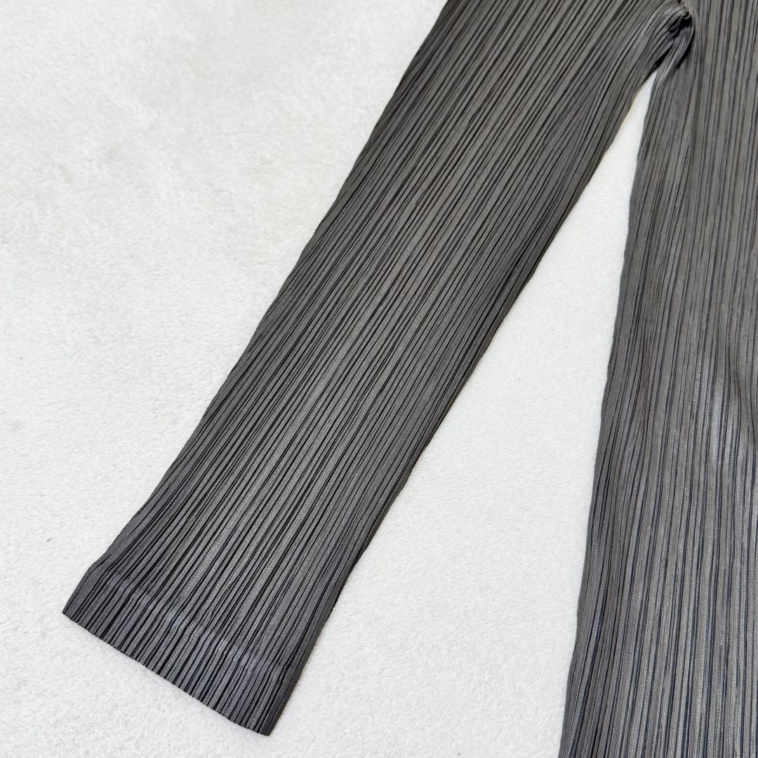 極美品✨PLEATS PLEASE 七部丈　グレー　ボトムス　サイズ3