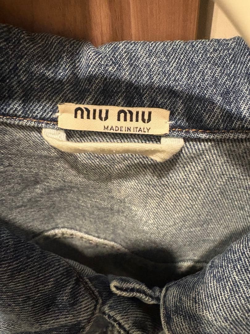 MIU MIU クロップドデニムジャケット