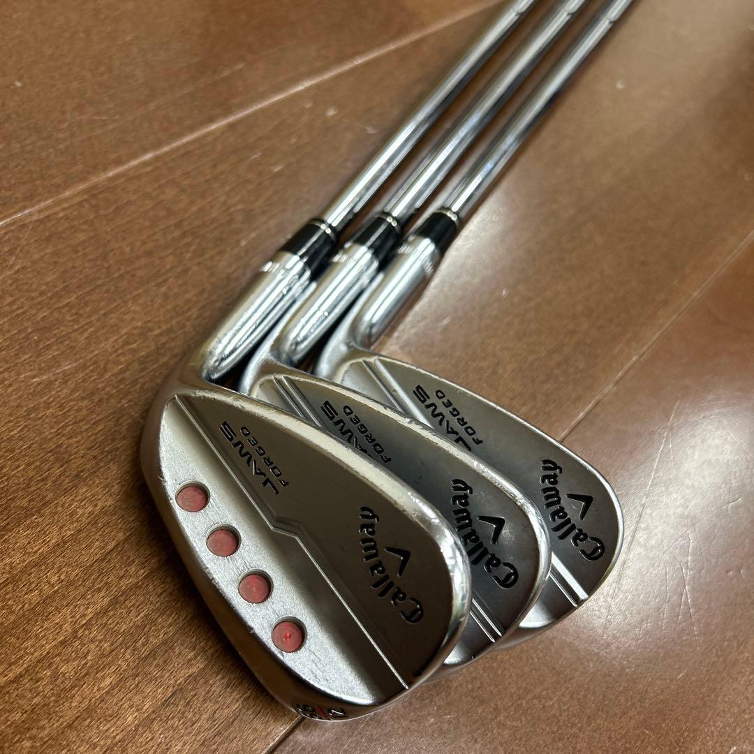 ま*様 Callaway Jaws Forgedウェッジ 56.52.48 3本