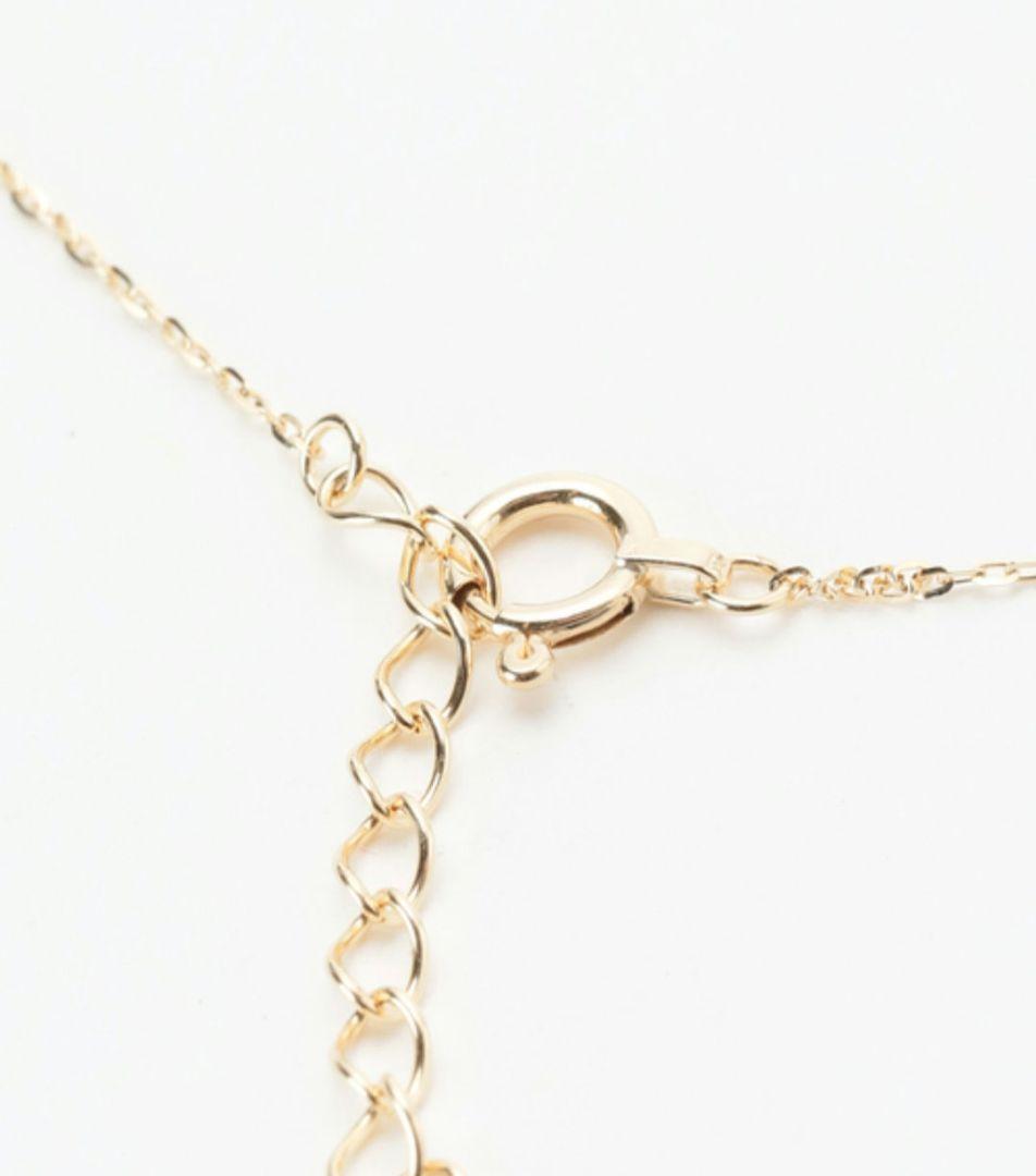 Lilas【リラ】シャインカットアズキチェーンネックレス 50cm K10