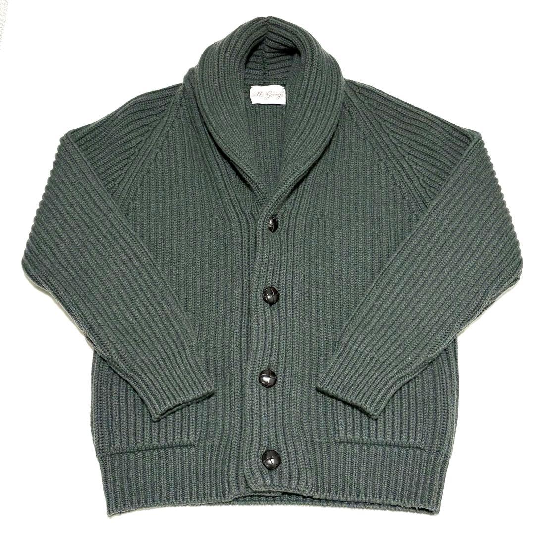 【TAKE様】MC E ウールカシミヤショールカラーカーディガン