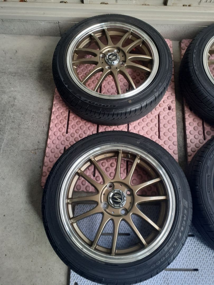 15インチタイヤ ホイール4本セット グッドイヤー165/55r15　軽自動車