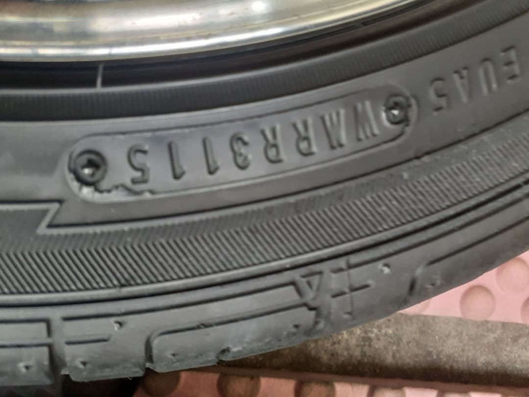 15インチタイヤ ホイール4本セット グッドイヤー165/55r15　軽自動車