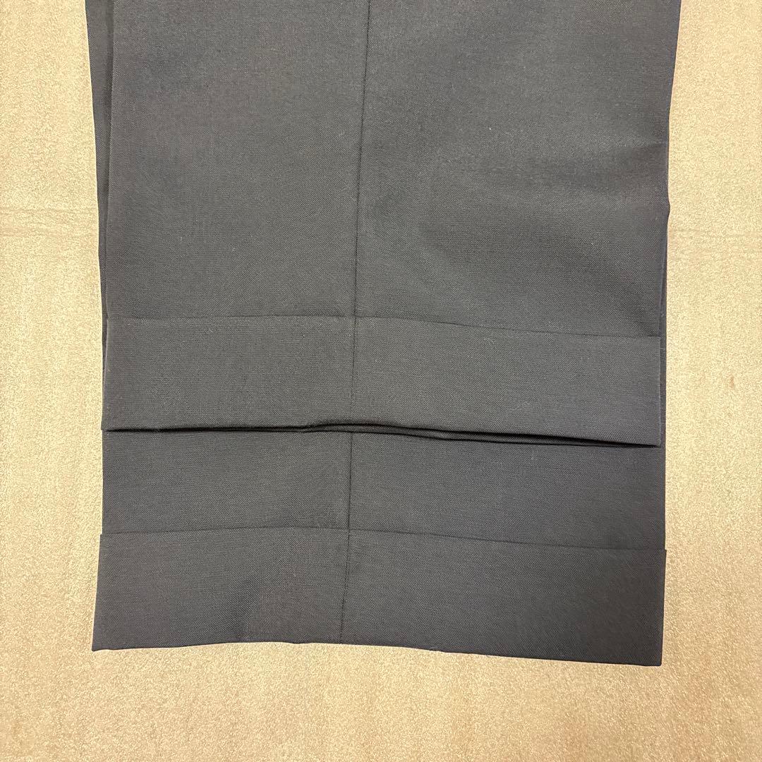 美品✨大きいサイズ 約BE7 ダークネイビー無地 オーダー セットアップスーツ