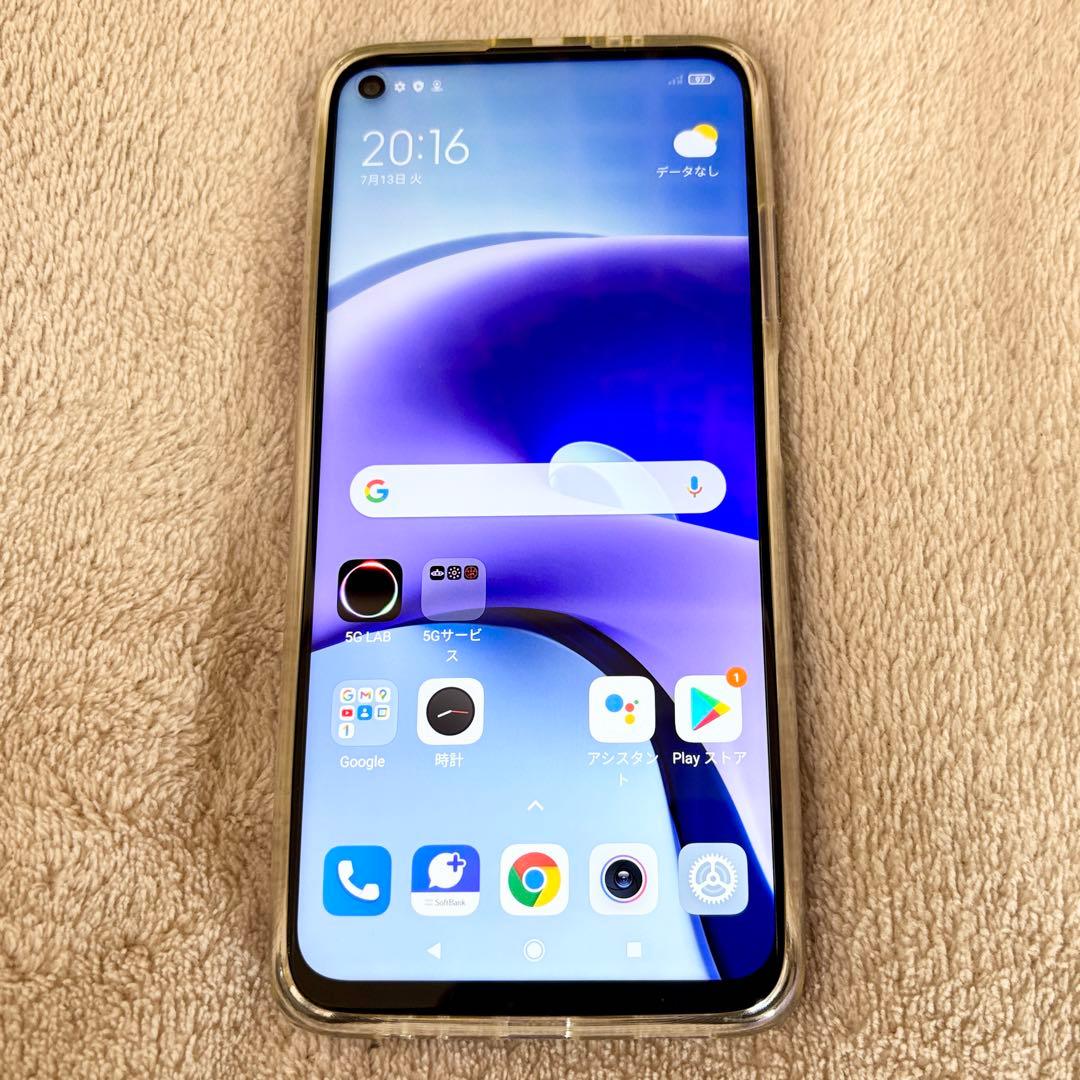 【美品】Xiaomi Redmi Note 9T 5G 標準セット　SIMフリー