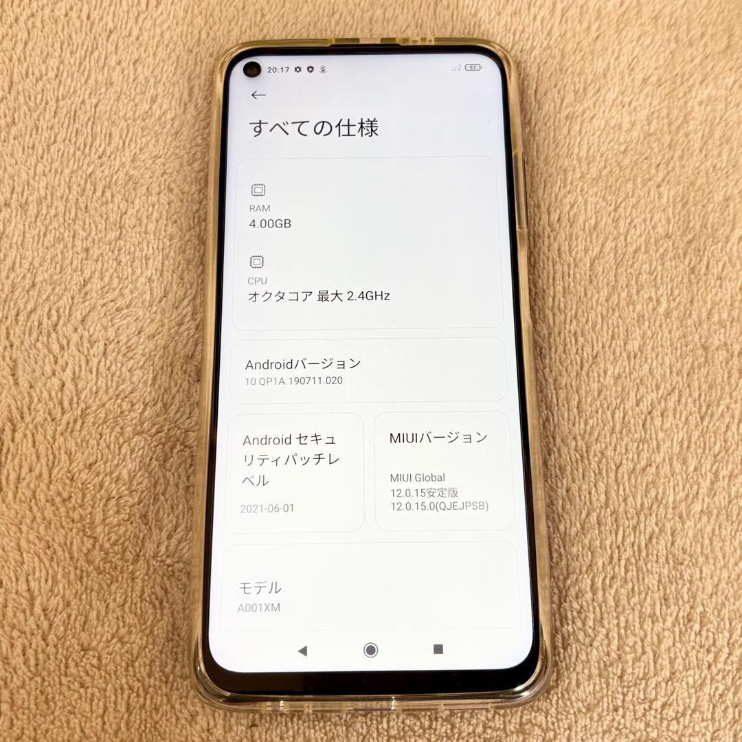 【美品】Xiaomi Redmi Note 9T 5G 標準セット　SIMフリー