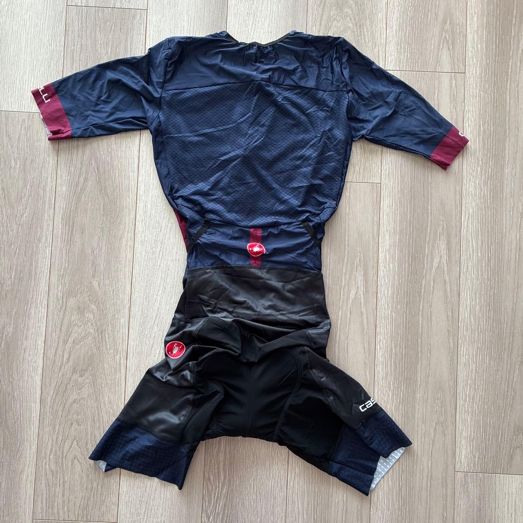 Castelli トライアスロンウェア Mサイズ ネイビー/マルーン