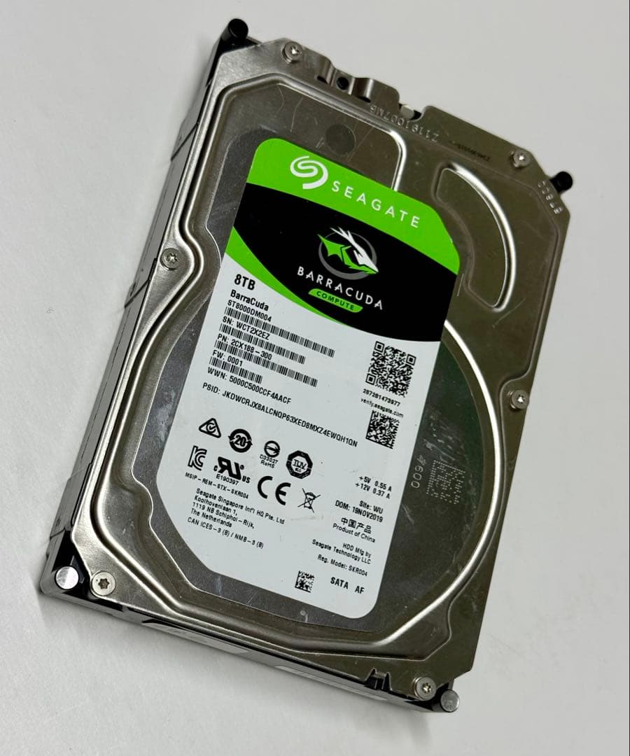 Seagate Barracuda 8TB 内蔵型HDD